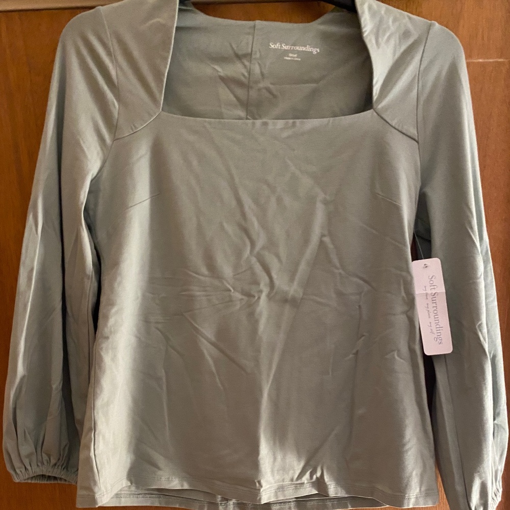 Soft surroundings blouse brand new with tags